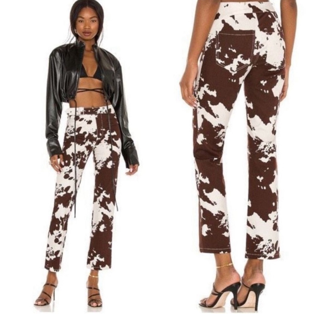 Miaou Lou pants Cow Print XS
